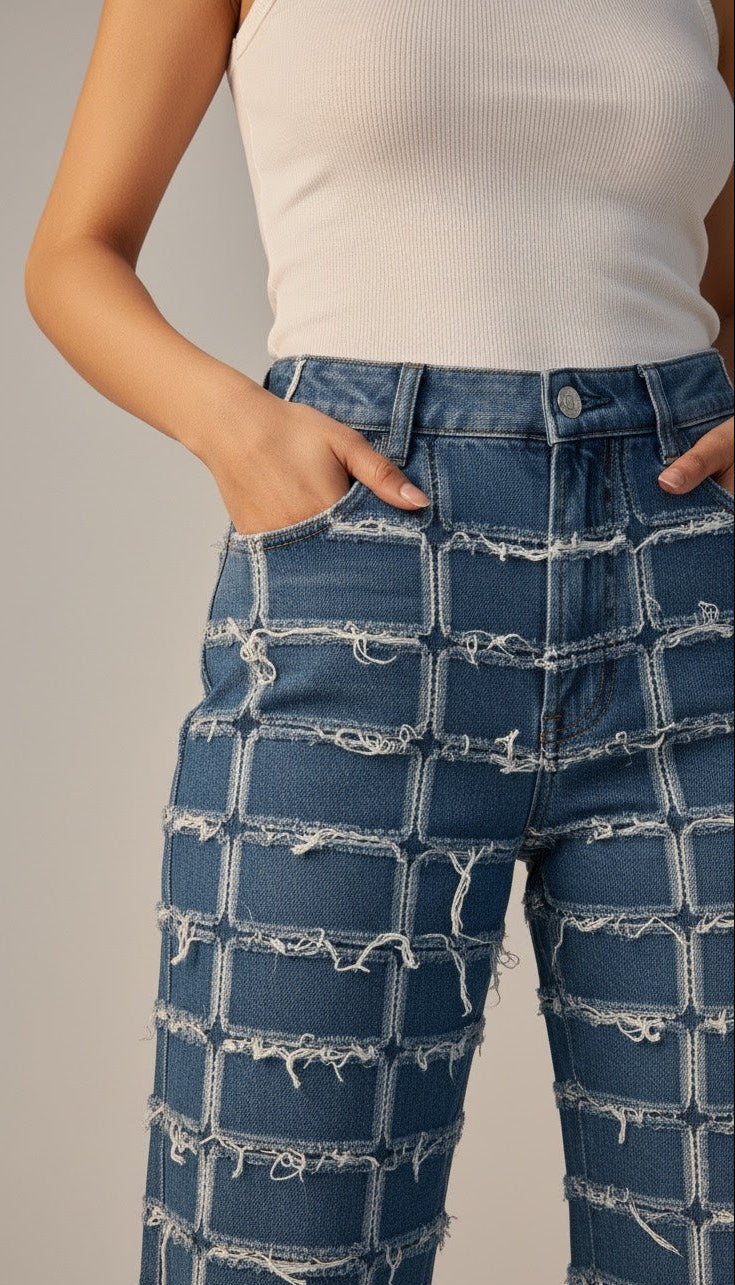 Fray denims