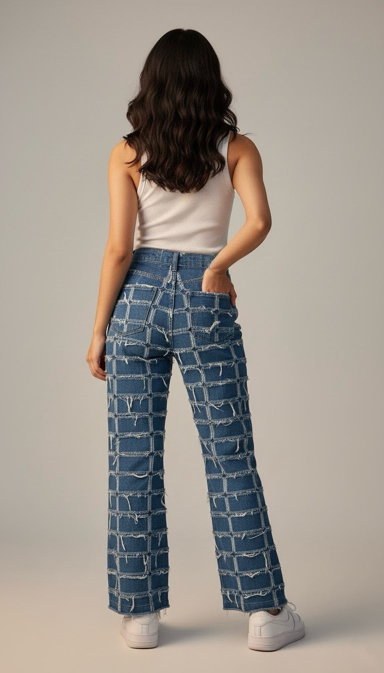 Fray denims