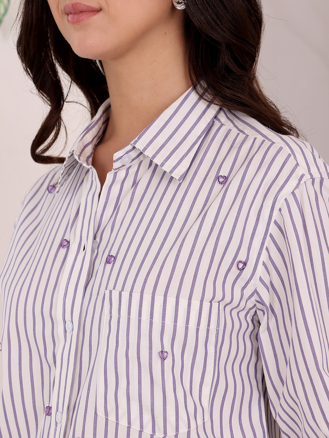 Lilac Hearts shirt