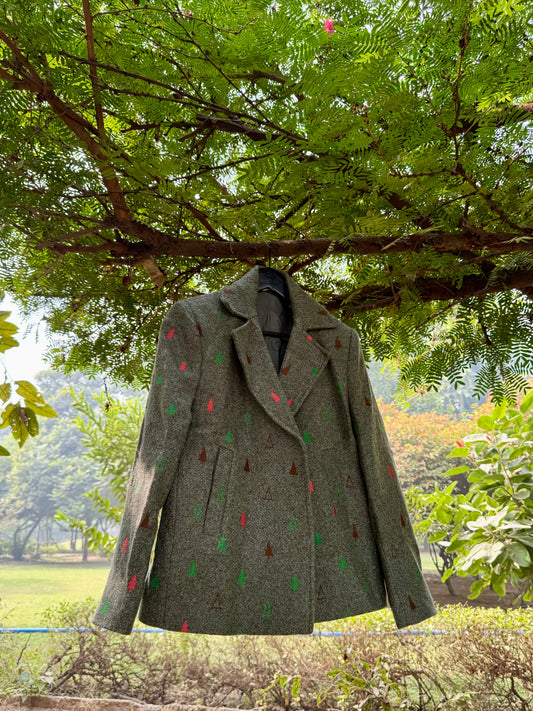 Pine Coat (and muffler)