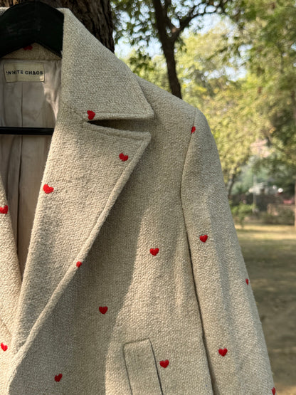Little Hearts Coat (and muffler)