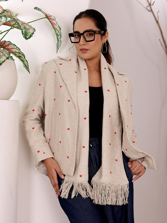 Little Hearts Coat (and muffler)
