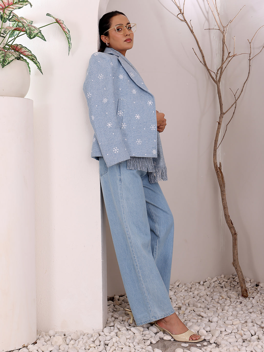 Snowflake Coat (and muffler)
